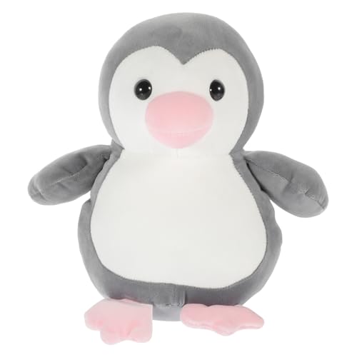 HEMOTON Plüsch Pinguin Graues Kuscheltier Multifunktionales Dekorationskissen für Zuhause als für Geburtstage Festivals und Besondere Anlässe von HEMOTON