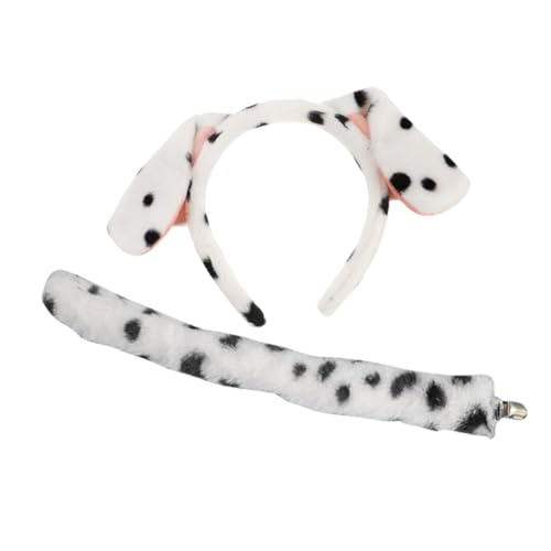HEMOTON Plüsch Welpen Haarband und Bequemes Hunde Cosplay Kostüm Zubehör für Fasching Geburtstage Bühnenauftritte Niedlicher Haarschmuck für Hunde Themenpartys von HEMOTON
