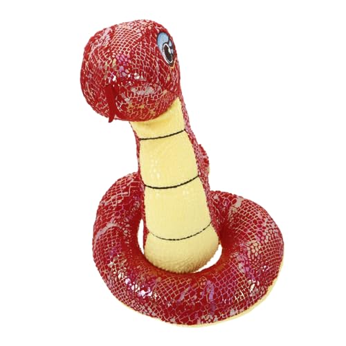 HEMOTON Plüschschlange Tricky Snake Requisiten Realistisches Kuscheltier für Rollenspiele Halloween Kostüme Dekoration und Stressabbau Rot HEMOTON Plüschschlange Tricky Snake Requisiten Realistisches Kuscheltier für Rollenspiele Halloween Kostüme Dekoration und Stressabbau Rot von HEMOTON