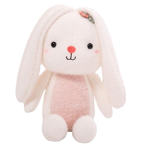 HEMOTON Plüschtier Cartoon-tierpuppe Gefüllter Hase Für Kleinkinder Cartoon-hase- Tiere Plüsch Kinderplüschspielzeug Ausgestopfter Hase Hasenpuppe Rosa Pp Baumwolle von HEMOTON