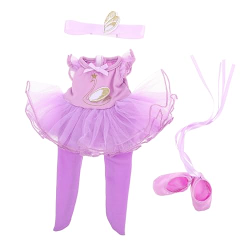 HEMOTON Puppen Ballettkostüm mit Schuhen und Haarband Tanzkleidung für Puppen Prinzessin Verkleidung Ballerina Outfit für Kreative Spielideen Vielseitig Einsetzbar HEMOTON Puppen Ballettkostüm mit Schuhen und Haarband Tanzkleidung für Puppen Prinzessin Verkleidung Ballerina Outfit für Kreative Spielideen Vielseitig Einsetzbar von HEMOTON
