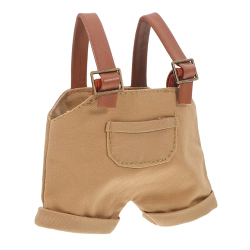 HEMOTON Puppenbekleidung Baumwoll Overalls Weiche Kuschelige Spielkleidung Wechselbare Mode Für Stofftiere Puppenkleidung Niedliche Latzhose Zubehör von HEMOTON