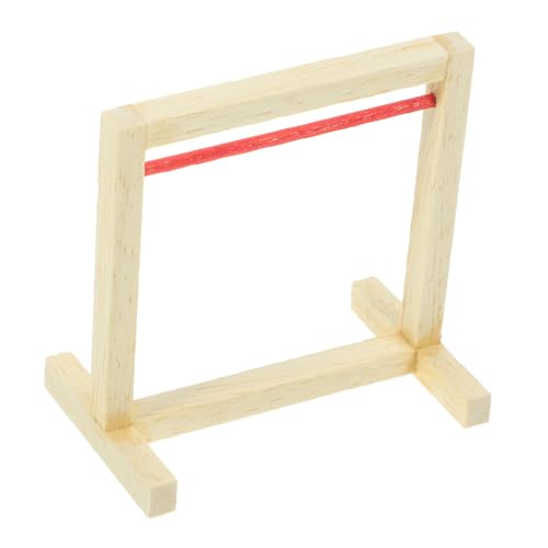 HEMOTON Puppenhaus Kleiderbügel Puppen Kleiderständer Babys Puppenhaus Kleiderbügel Kleiderbügel Kleiderständer Mini Kleiderständer Mini Accessoire Mini Kleiderbügel Holz von HEMOTON