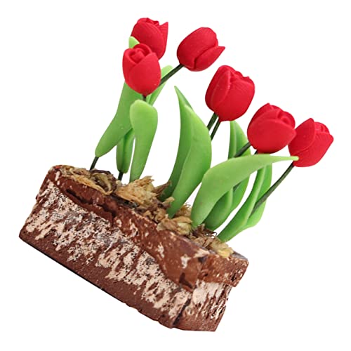 HEMOTON Puppenhaus künstliche blüten Artificial Flower Room Decoration sztuczne kwiaty Wedding Decor winzige Tulpenblüte kleine für die Hausdekoration Kunstharz HEMOTON Puppenhaus künstliche blüten Artificial Flower Room Decoration sztuczne kwiaty Wedding Decor winzige Tulpenblüte kleine für die Hausdekoration Kunstharz von HEMOTON