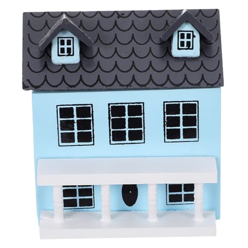 HEMOTON Puppenhaus wohnaccessoires Tiny House Holzhaus Ornament Hausliebhaber dollhaus Gebäude Miniatur Kabine klein Figuren Musterhaus winziges aus Holz entzückendes Minihaus Blue HEMOTON Puppenhaus wohnaccessoires Tiny House Holzhaus Ornament Hausliebhaber dollhaus Gebäude Miniatur Kabine klein Figuren Musterhaus winziges aus Holz entzückendes Minihaus Blue von HEMOTON