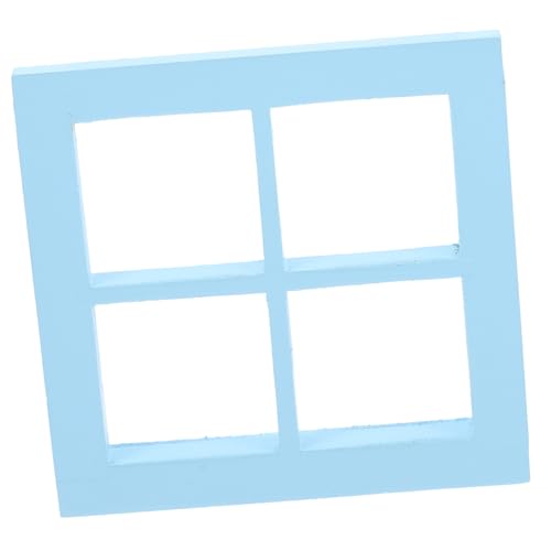 HEMOTON Puppenhausfenster Puppenhaus Schmuck Rollenspielfenster Mini-hausschmuck Winziges Fensterrahmendekor Mini-Dekoration Miniaturfenster Fenstermodell Mini-hausbedarf Sky-Blue Holz HEMOTON Puppenhausfenster Puppenhaus Schmuck Rollenspielfenster Mini-hausschmuck Winziges Fensterrahmendekor Mini-Dekoration Miniaturfenster Fenstermodell Mini-hausbedarf Sky-Blue Holz von HEMOTON
