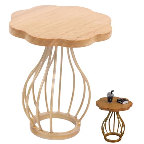 HEMOTON Puppenhauszubehör Für Miniaturszenen Teetasse Mini-teetischdekoration Kleiner Tisch Tee-Ei Couchtisch Tablett Miniaturmöbel Und Accessoires Mini-billardtisch Beige Hölzern HEMOTON Puppenhauszubehör Für Miniaturszenen Teetasse Mini-teetischdekoration Kleiner Tisch Tee-Ei Couchtisch Tablett Miniaturmöbel Und Accessoires Mini-billardtisch Beige Hölzern von HEMOTON