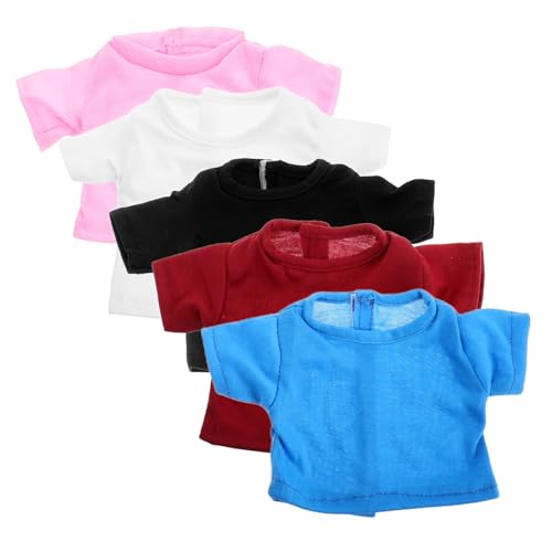 HEMOTON Puppenkleidung Puppenhaus-Spaßmodell puppenhaus Dekoration selber basteln Mini-Puppen Miniatur-Puppenhaus Puppenmode Puppenoutfits Puppenoutfit für Puppen-Outfit-Set Stoff von HEMOTON