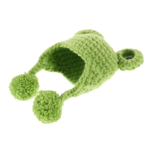 HEMOTON Bastelset Für Puppenmützen Aus Wolle Winzige Gestrickte Beanie-Ornamente Für Bastelprojekte Und Dekorationen von HEMOTON