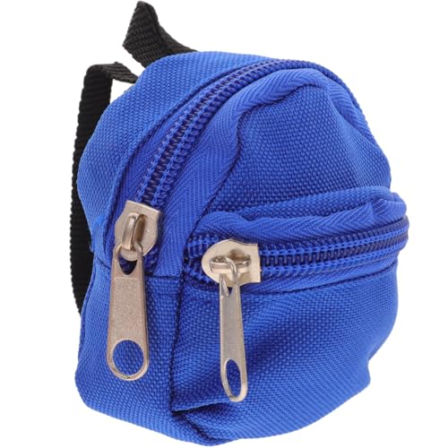 HEMOTON Puppenrucksack Puppenstoff Rucksack Mini Rucksack Spielzeugpuppe Kostüm Ornament Dekorative Puppenschultasche Mini Puppenornament Kleiner Rucksack Mini Schultasche von HEMOTON