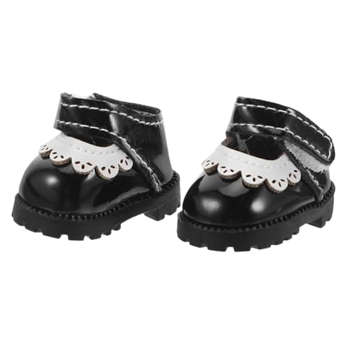 HEMOTON Puppenschuhe aus PU Miniature Dress Shoes Schwarz Leicht Modisch Vielseitig für Puppenbekleidung Kostüm und Dekoration Ersatz-zubehör für Puppen HEMOTON Puppenschuhe aus PU Miniature Dress Shoes Schwarz Leicht Modisch Vielseitig für Puppenbekleidung Kostüm und Dekoration Ersatz-zubehör für Puppen von HEMOTON