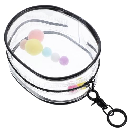HEMOTON Puppentasche Puppe Ausstellungstasche Mini-schlüsselanhänger Modell Schlüsselanhänger Hängende Vitrine Spielzeugschlüsselkettenschnalle Abs Taschendisplay Plüsch Transparent PVC von HEMOTON