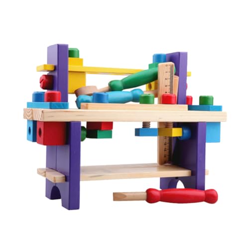 HEMOTON Puzzle-Spielzeug Kidcraft-spielset Holzspielzeug Lernspielzeug Spielzeug Werkbank Spielzeuge Hölzern Kind Protokoll Vorgeben von HEMOTON