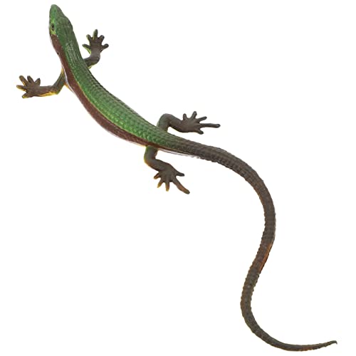HEMOTON Realistische Eidechsenfigur aus Sicherem Kunststoff Lebensechtes Reptilspielzeug und Lernmodell für Farbenfrohe Dekofigur für Garten Balkon und Outdoor Spielspaß von HEMOTON