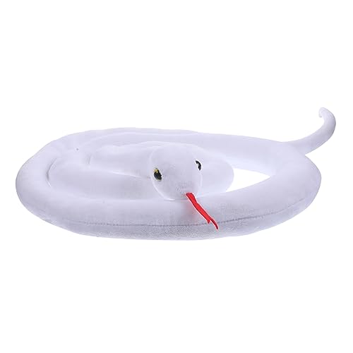 HEMOTON Realistische Plüschschlange Großes Kuscheliges Stofftier Lebensechte Simulation als Halloween Deko Party Requisite und Garten Dekoration Weiches Puppenspielzeug von HEMOTON