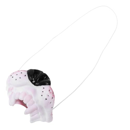 HEMOTON Realistische Vinyl Wolfshund Nase Party Accessoire Langlebige Kompakte Tiernase mit Elastischem Band Kleine Cosplay Requisite für Halloween Verkleidung und Themenpartys von HEMOTON