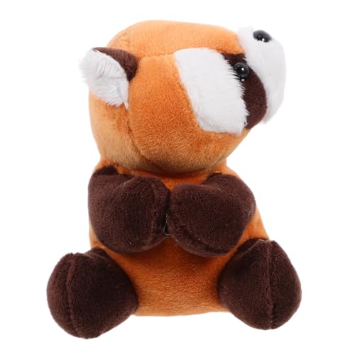 HEMOTON Roter Panda Plüschclip Dekorativer Kuscheltier Vorhanghalter Vielseitiger Deko Clip für Blumentöpfe Langlebig Verarbeitet Niedliches Kleines Plüschspielzeug von HEMOTON