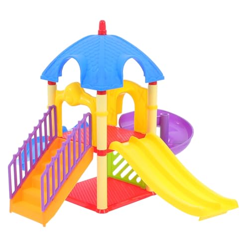 HEMOTON Rutschenspielzeug Mini Zubehör Spielplatz Modell Mini Spielplatz Ornamente Landschaftslayout DIY Rutschen Modell Mini Kinderspielzeug Spielplatz Spielzeug Für Kinder von HEMOTON
