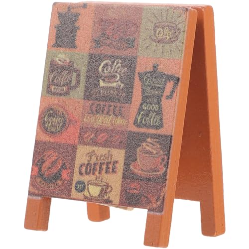 HEMOTON Schilder-minimodell Puppe Mädchen Mini-Schild-Modell Mini -hausdekorationen Mini-hausverzierung Mini- -Schild Schildmodell Miniaturen Zum Basteln Mini-hausschild Holz von HEMOTON