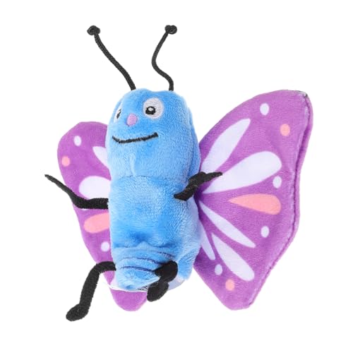 HEMOTON Schmetterlings-Tierhandpuppe puppenspielzeug Tierpuppen für Lernspielzeug Bienenpuppe zum Lernen Bienenpuppe zum Geburtstag Fingerpuppen PP Baumwolle von HEMOTON