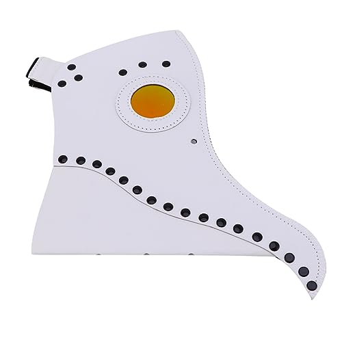 HEMOTON Schnabelmaske halloween masken halloweenmaske opmasken Halloween-Dekor Halloween-Kostüm-Requisiten Horrormaske Dekorationsmaske einzigartig Zubehör Material schmücken Kleidung Weiß von HEMOTON
