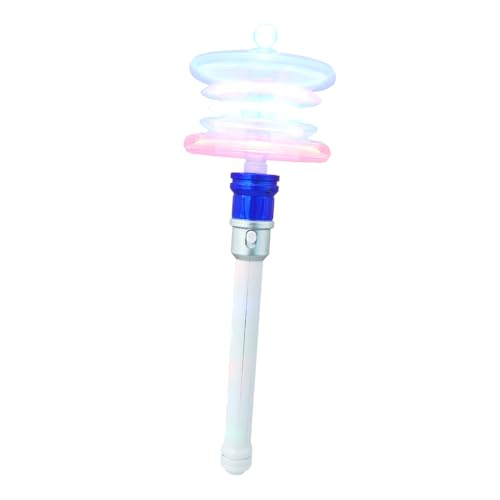 HEMOTON Schnee Zauberstab Ob11 Kleidung Tagesdekoration Ob11 Puppenkleidung Eierbaum Ausstellung Leuchtender Glitzerstab Geflügelte Kostüme Bausatz Blasen-glitzerstab Plastik Blue von HEMOTON