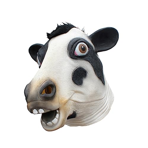 HEMOTON Schutzmaske Kuh Wasserkocher Toaster Cosplay-maske Partyzubehör Für Erwachsene Gruselige Halloween-kostüme Kostüm Maske Halloween-kostüme Für Erwachsene Karneval Tier Partybedarf von HEMOTON