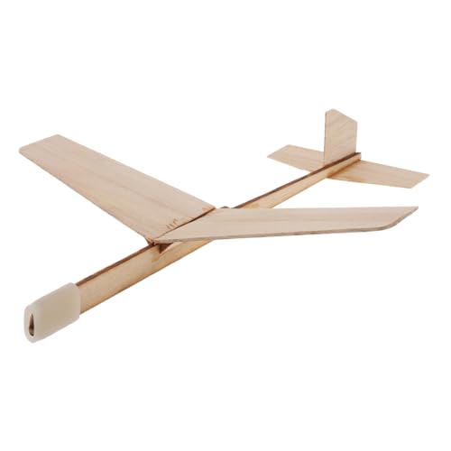 HEMOTON Interaktives Pädagogisches Segelflugzeug-Set Aus Holz – Perfektes Kinderspielzeug Zum Spielen Im Freien von HEMOTON