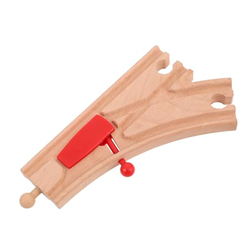 HEMOTON Holzeisenbahn-brückenset Pädagogisches Kinderspielset Kompatibel Mit Holzeisenbahn-Sets von HEMOTON