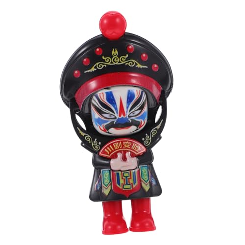 HEMOTON Sichuan Opera Face-Changing Figurine Handbemalt Traditionelles Chinesisches Kunsthandwerk Stressabbau Dekoration Tischornament Geschenk HEMOTON Sichuan Opera Face-Changing Figurine Handbemalt Traditionelles Chinesisches Kunsthandwerk Stressabbau Dekoration Tischornament Geschenk von HEMOTON