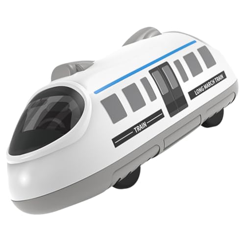 HEMOTON Simulation Hochgeschwindigkeitszug Kunststoff Inertialantrieb Lernspielzeug Realistisches Modell für Ab Jahren Handliches Train Toy Accessory von HEMOTON