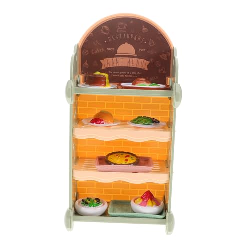 HEMOTON Simulation Lebensmittelspielzeug Mini Möbel Kochen Rollenspielzubehör Mini Bäckereischrank Miniatur Kuchenschrank 4 Etagen Lebensmittelaufbewahrung Selbst Puppenhaus HEMOTON Simulation Lebensmittelspielzeug Mini Möbel Kochen Rollenspielzubehör Mini Bäckereischrank Miniatur Kuchenschrank 4 Etagen Lebensmittelaufbewahrung Selbst Puppenhaus von HEMOTON
