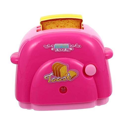 HEMOTON Simulationsspielzeug Spielhaus Toaster- Für Spielhaus-Toaster-Modell Für Haushaltsgeräte Kind, Das Toasterspielzeug Simuliert Plastik Rosa von HEMOTON