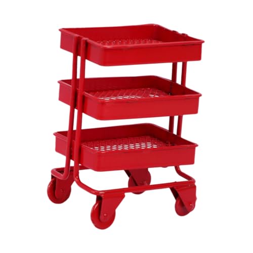 HEMOTON Simulationswagen Stubenwagen Miniatur Puppenhaus Kleines Staubsaugerhäuser Puppenhaus Couchtisch Wiege Mini Beistelltisch Für Puppenhaus Bausatz Nachttisch von HEMOTON