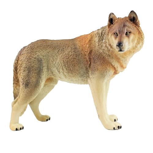 HEMOTON Simulierter Wolf Kinderspielzeug Tiermodell Wildtiere Handwerk Wolfsfiguren Kleines Wolfsmodell Wildtierfiguren Tierwelt Tierdekor Wolf Ornament Für Plastik Brown HEMOTON Simulierter Wolf Kinderspielzeug Tiermodell Wildtiere Handwerk Wolfsfiguren Kleines Wolfsmodell Wildtierfiguren Tierwelt Tierdekor Wolf Ornament Für Plastik Brown von HEMOTON