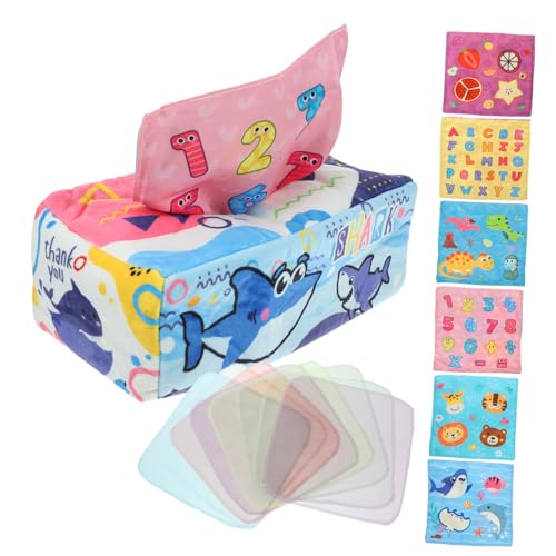 HEMOTON Sinnliches Tissue Toy mit Dinosaurier Muster Gestärktes Nähdesign Frühes Lernspielzeug für Kleinkinder Fördert und Feinmotorik für Babyspielzeit HEMOTON Sinnliches Tissue Toy mit Dinosaurier Muster Gestärktes Nähdesign Frühes Lernspielzeug für Kleinkinder Fördert und Feinmotorik für Babyspielzeit von HEMOTON
