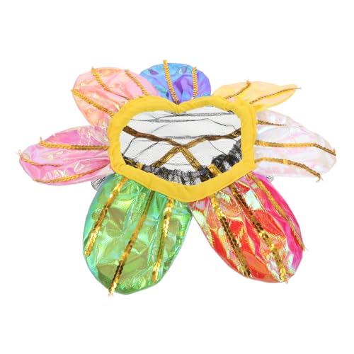 HEMOTON Sonnenblumen Kopfbedeckung Sonnenblumen Stirnband Blumen Kopfbedeckung Kostüm Blumen Kostüm Stirnband Partyhut Sonnenblumen Kopf Requisiten Blumenhut Gänseblümchen von HEMOTON