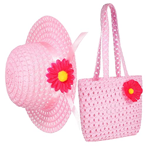 HEMOTON Mädchentasche Mit Blumenmuster Atmungsaktiv Leicht Strand-/teeparty-accessoire Einkaufstasche Für Jungen Und Mädchen von HEMOTON