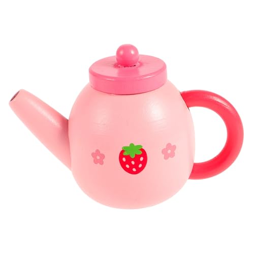 HEMOTON Realistischer Mini-wasserkocher Mit Griff Küchenspielzeug Aus Holz Für Kinder Perfektes Mini- -Accessoire Zum Rollenspiel von HEMOTON