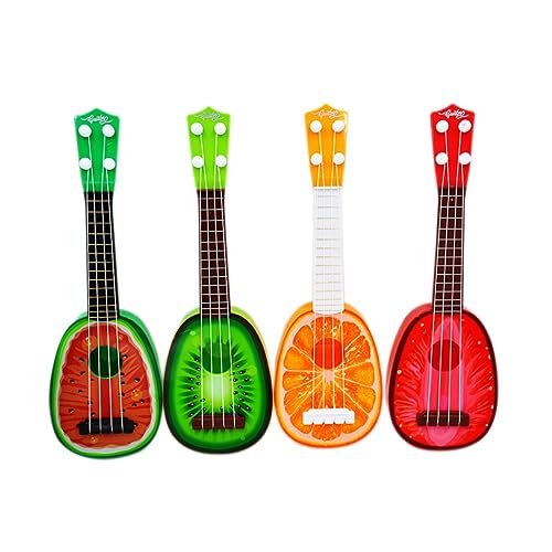 HEMOTON Gitarrenspielzeug Kinderspielzeug Musikinstrumente Spielzeuge Mini-Obstinstrumente Gitarren-Ukulele-Spielzeug Obst Gitarre Sortiert Spielzeugklavier von HEMOTON