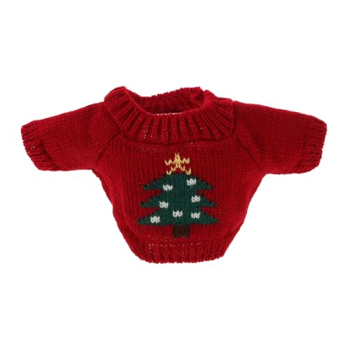 HEMOTON Spielzeugbär-Pullover Kleidung Für Mädchen Puppenkostüm Minipuppenkleidung Puppenkleidung Kompaktes Puppenkostüm Kleidung Für Stofftiere Stofftier-Outfit Garn Rot HEMOTON Spielzeugbär-Pullover Kleidung Für Mädchen Puppenkostüm Minipuppenkleidung Puppenkleidung Kompaktes Puppenkostüm Kleidung Für Stofftiere Stofftier-Outfit Garn Rot von HEMOTON