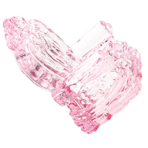 HEMOTON Spielzeugstuhl Kinderspielzeug Spielhaus Für Drinnen Kleinkindspielzeug Puppensessel Miniatur-szenensesselmodell Mini-Sessel-Requisite Dekorativer Kleiner Sessel Acryl Rosa von HEMOTON