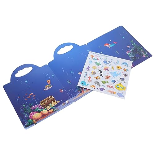 HEMOTON Stickerbuch Für Lustig Aufkleber Dinosaurier Karikatur Hai Tierisches Stickerbuch DIY Pädagogische Abziehbilder Home Decore Meerestier-diysticker Papier HEMOTON Stickerbuch Für Lustig Aufkleber Dinosaurier Karikatur Hai Tierisches Stickerbuch DIY Pädagogische Abziehbilder Home Decore Meerestier-diysticker Papier von HEMOTON