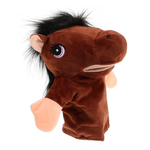 HEMOTON Stofftier-Handpuppe Puppen ausgestopft Handpuppe Plüschtier Plüsch-Bauernhofpuppe für interaktives Plüsch Handpuppe Marionette Plüschtier Light Brown HEMOTON Stofftier-Handpuppe Puppen ausgestopft Handpuppe Plüschtier Plüsch-Bauernhofpuppe für interaktives Plüsch Handpuppe Marionette Plüschtier Light Brown von HEMOTON