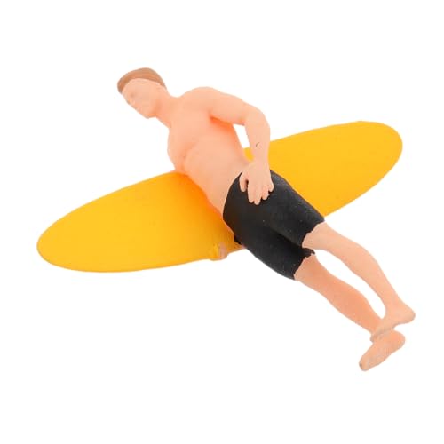 HEMOTON Miniatur-karnevalsfiguren Für Puppenhäuser – Strandlandschaftsspielzeug Mit Realistischen Surferfiguren von HEMOTON