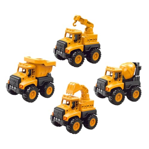 HEMOTON Teiliges Baustellenfahrzeug mit Bagger Betonmischer Kran und Kipplaster Detailgetreue Sichere Engineering Trucks in Leuchtendem Orange für Jungen HEMOTON Teiliges Baustellenfahrzeug mit Bagger Betonmischer Kran und Kipplaster Detailgetreue Sichere Engineering Trucks in Leuchtendem Orange für Jungen von HEMOTON