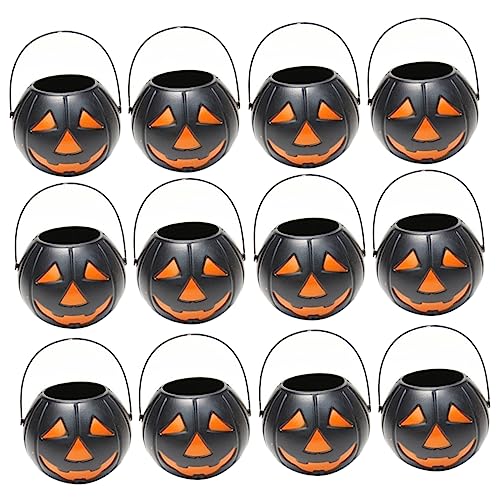 HEMOTON Teiliges Mini Kürbis Süßigkeiten Eimer Halloween Party Trick Candy Halter Leicht Dekoration Zubehör HEMOTON Teiliges Mini Kürbis Süßigkeiten Eimer Halloween Party Trick Candy Halter Leicht Dekoration Zubehör von HEMOTON