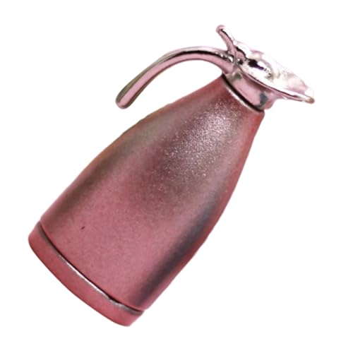 HEMOTON Topfdekoration Wasserkrüge Wasserkocher Vortäuschen Küchenrequisiten Mini Miniaturen Miniatur Wasserhalter Miniatur Topf Mini Kessel Foto Requisite Metall Rosa von HEMOTON