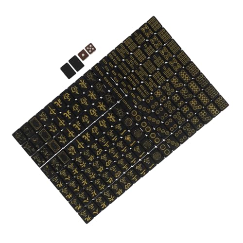 HEMOTON Tragbares Mini Mahjong Set aus Melamin Kompakt und Reisefreundlich Widerstandsfähig mit Würfeln Platzsparend für Outdoor Camping Familie und Kleine Wohnungen HEMOTON Tragbares Mini Mahjong Set aus Melamin Kompakt und Reisefreundlich Widerstandsfähig mit Würfeln Platzsparend für Outdoor Camping Familie und Kleine Wohnungen von HEMOTON