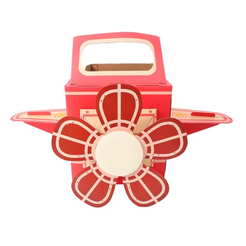 HEMOTON Tragbares Pappflugzeug-Spielzeug Für Kinder DIY-Papierflugzeug Mit Rotierendem Spiel- Und Lernerfahrung Im Freien Fliegende Flugzeuge Für Kinder von HEMOTON